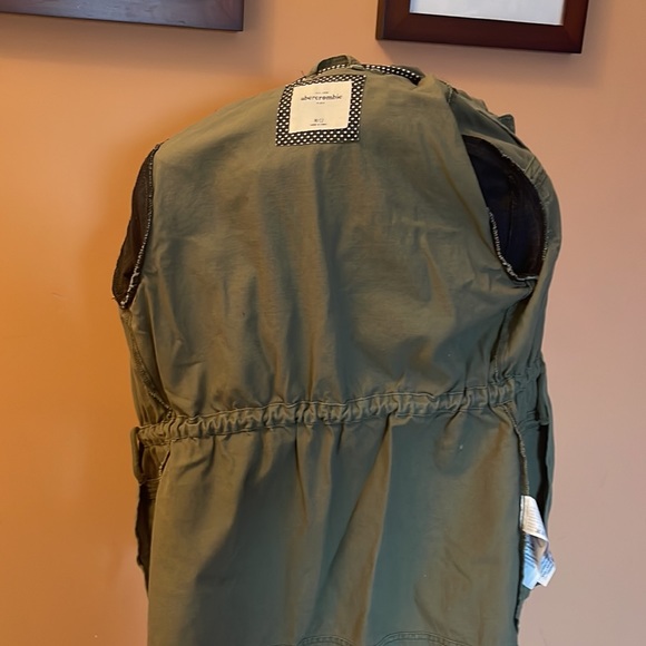 Abercrombie kids army green jacket - Picture 7 of 8
